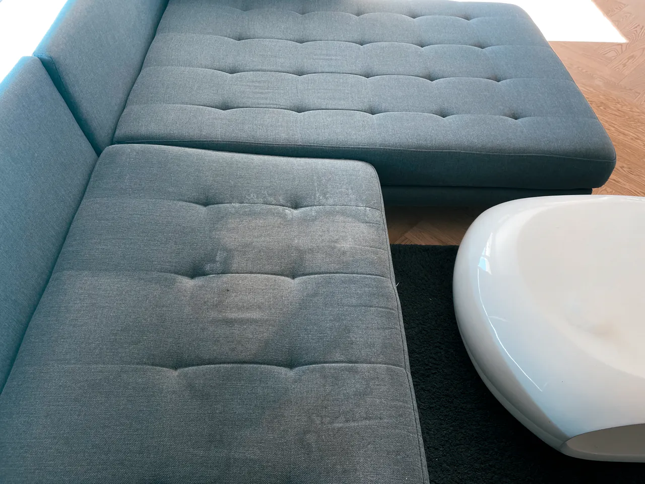 før møbelrens - sofa